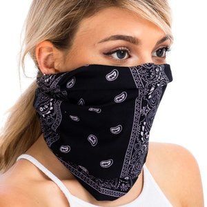 NEW! Black Face Mask - Neck Gaiter - Unisex